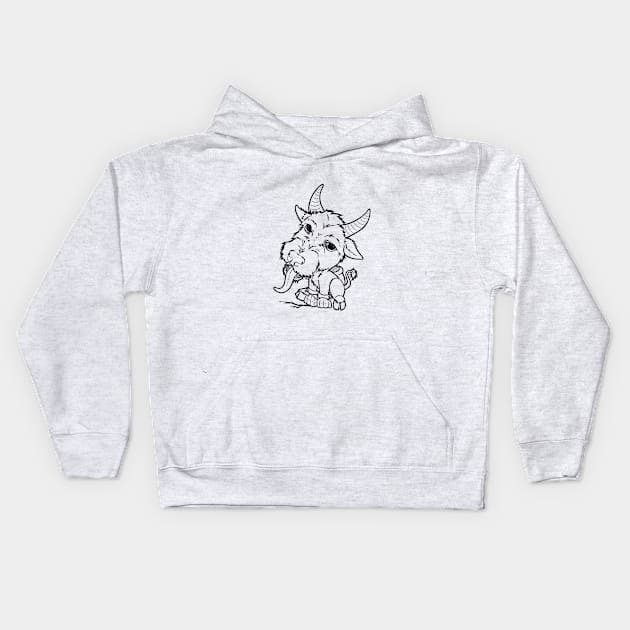 Krampus 2021 - B Kids Hoodie by Hyena Arts